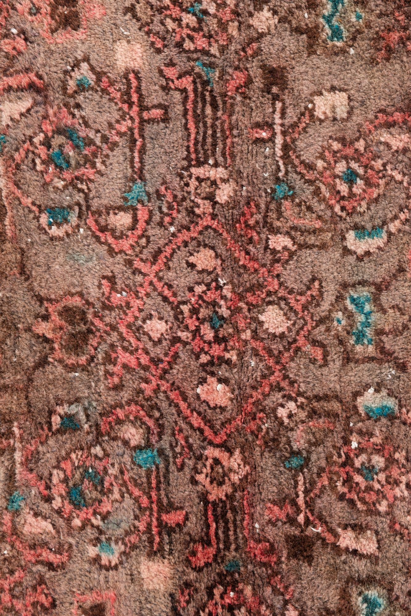 2' 9 x 6' Hand Knotted Ultra Vintage Persian Wool Runner Rug