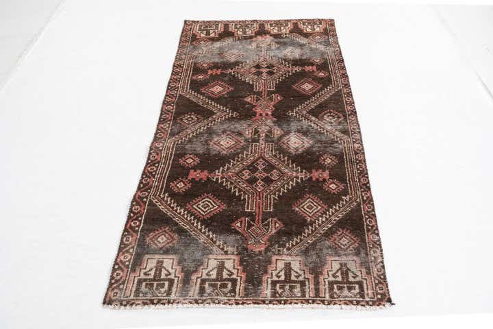 3' x 5' 10 Hand Knotted Ultra Vintage Persian Wool Runner Rug