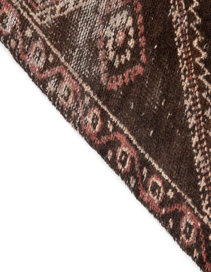 Detail image of 3' x 5' 10  Hand Knotted Ultra Vintage Persian Wool Runner Rug