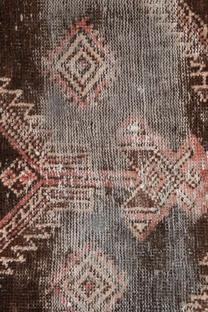 3' x 5' 10 Hand Knotted Ultra Vintage Persian Wool Runner Rug