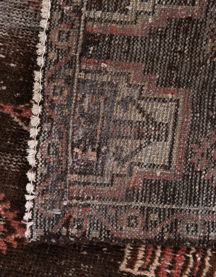 Detail image of 3' x 5' 10  Hand Knotted Ultra Vintage Persian Wool Runner Rug