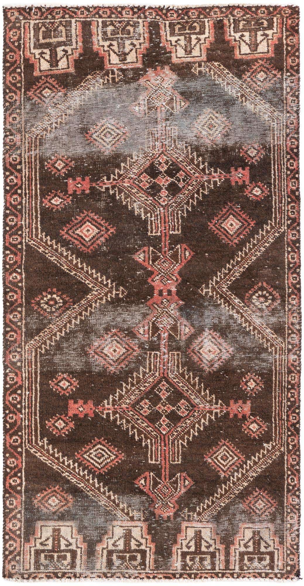 3' x 5' 10 Hand Knotted Ultra Vintage Persian Wool Runner Rug