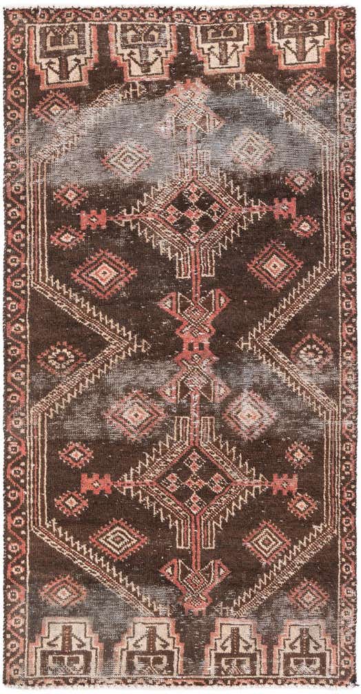 3' x 5' 10 Hand Knotted Ultra Vintage Persian Wool Runner Rug