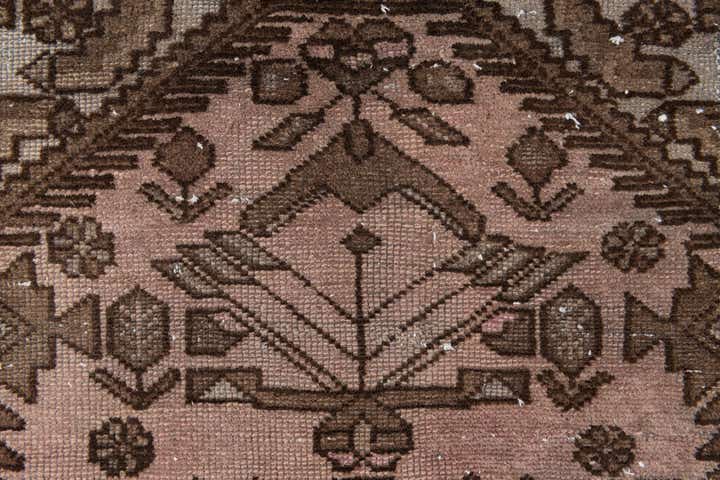 2' 5 x 5' 7 Hand Knotted Ultra Vintage Persian Wool Runner Rug