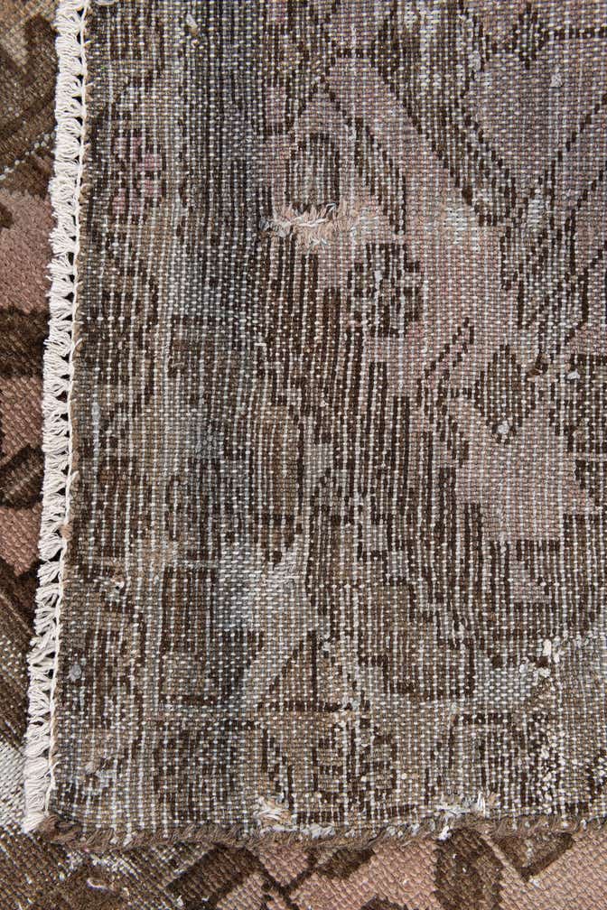 2' 5 x 5' 7 Hand Knotted Ultra Vintage Persian Wool Runner Rug