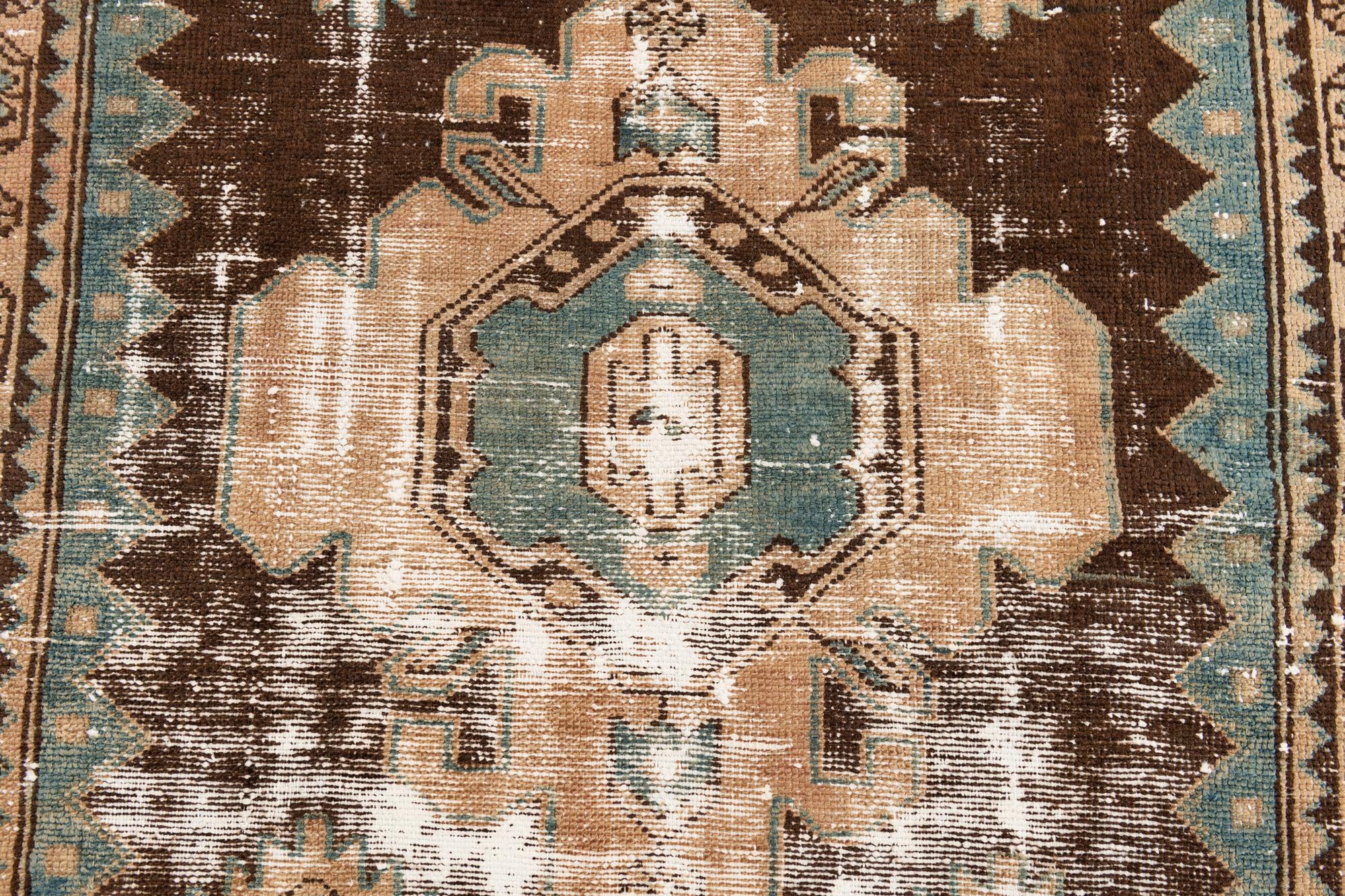 3' 1 x 9' 4 Hand Knotted Ultra Vintage Persian Wool Runner Rug
