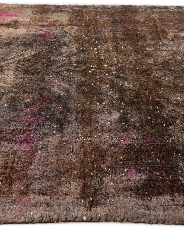 Detail image of 3' 7 x 8' 9  Hand Knotted Ultra Vintage Persian Wool Runner Rug