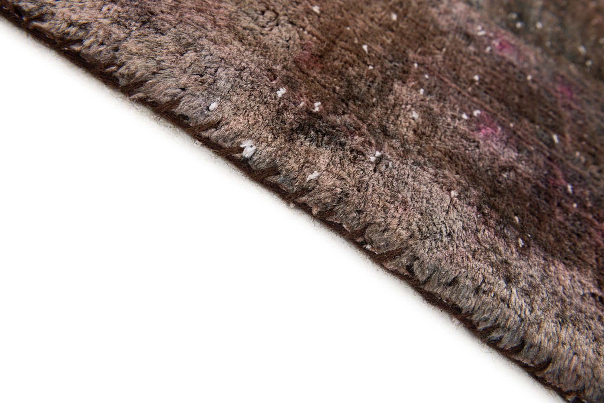 3' 7 x 8' 9 Hand Knotted Ultra Vintage Persian Wool Runner Rug