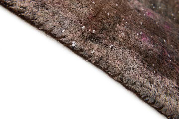 3' 7 x 8' 9 Hand Knotted Ultra Vintage Persian Wool Runner Rug