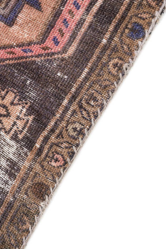 Detail image of 2' 8 x 8' 2 Hand Knotted Ultra Vintage Persian Wool Runner Rug