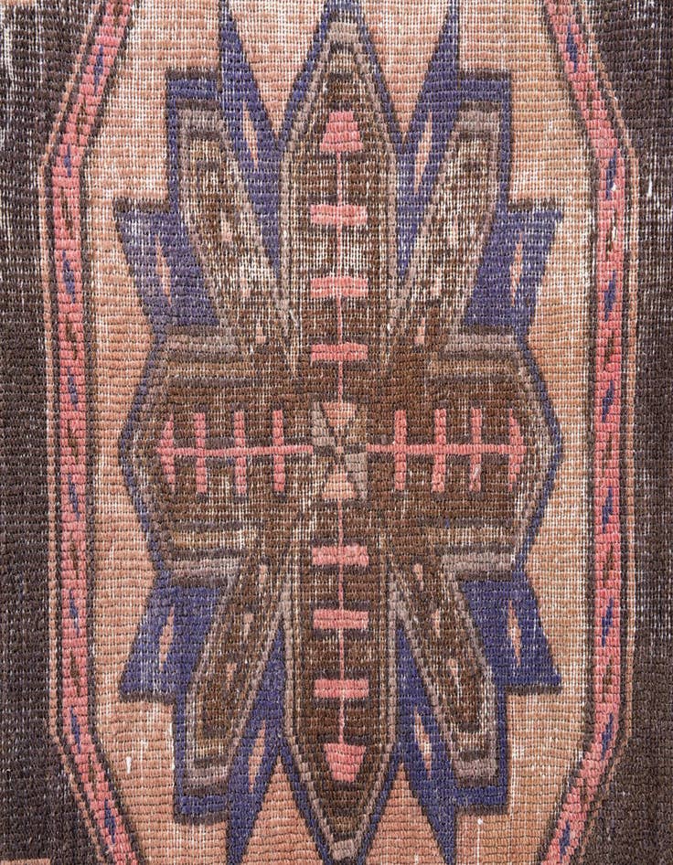 Detail image of 2' 8 x 8' 2  Hand Knotted Ultra Vintage Persian Wool Runner Rug
