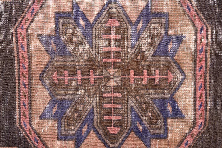 Detail image of 2' 8 x 8' 2 Hand Knotted Ultra Vintage Persian Wool Runner Rug
