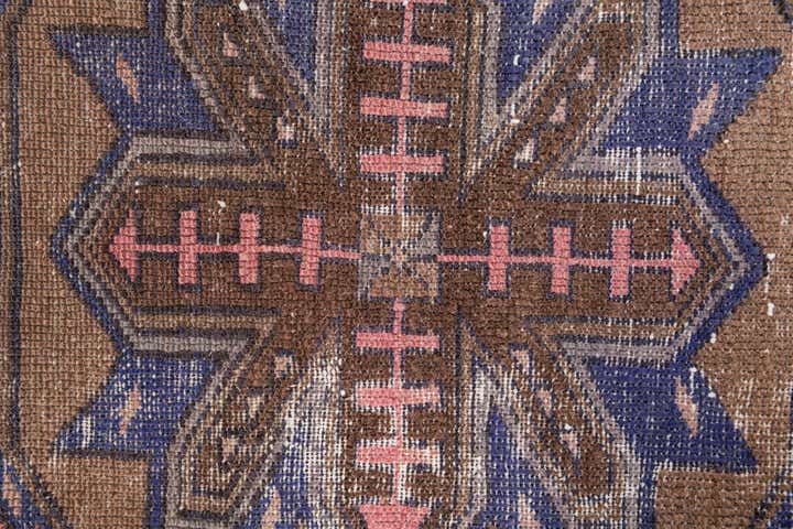 2' 8 x 8' 2 Hand Knotted Ultra Vintage Persian Wool Runner Rug