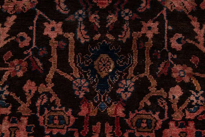 3' 10 x 9' 4 Hand Knotted Ultra Vintage Persian Wool Runner Rug