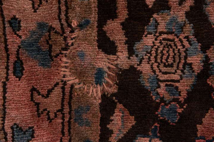 3' 10 x 9' 4 Hand Knotted Ultra Vintage Persian Wool Runner Rug