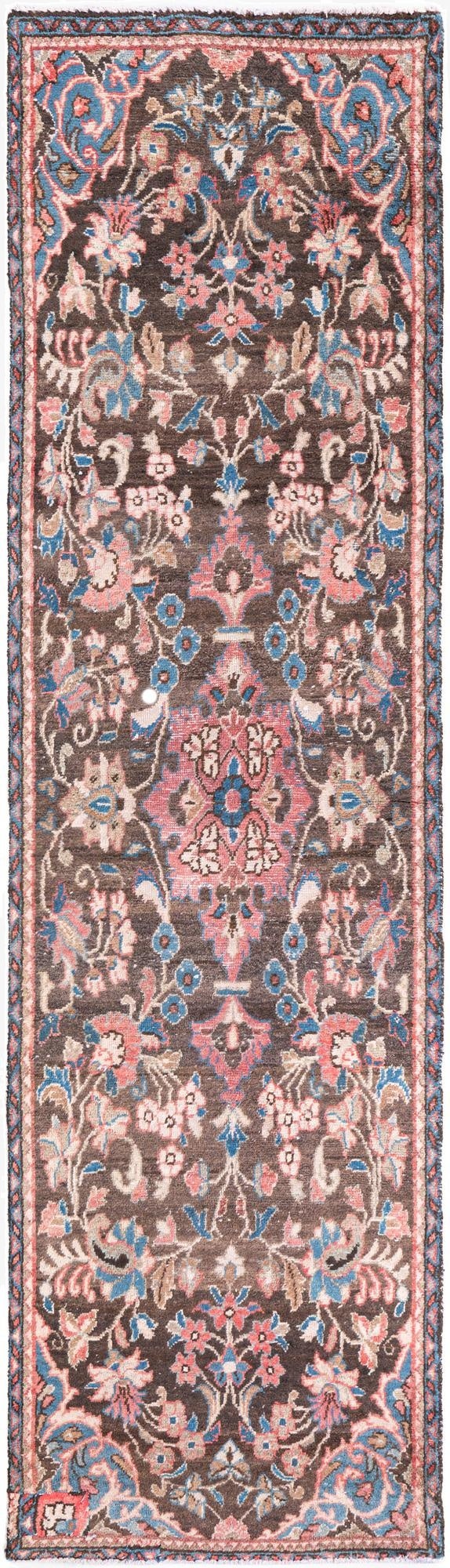 2' 6 x 8' 10  Hand Knotted Ultra Vintage Persian Wool Runner Rug