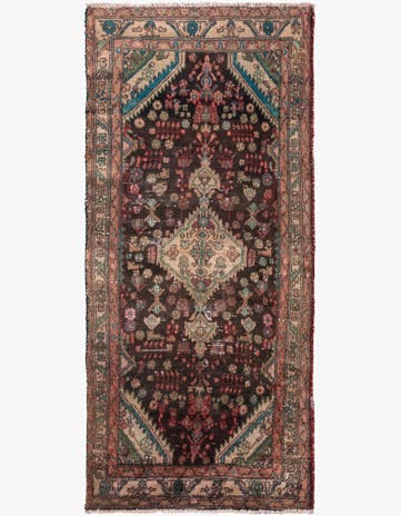 3' 3 x 7' Hand Knotted Ultra Vintage Persian Wool Runner Rug