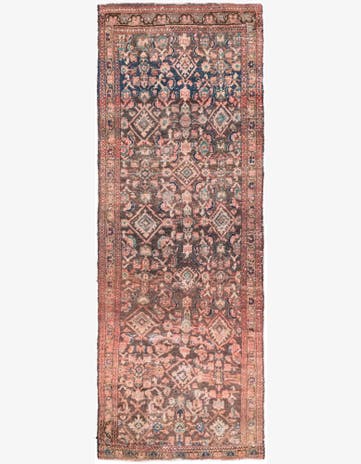 3' 3 x 9' 2 Hand Knotted Ultra Vintage Persian Wool Runner Rug