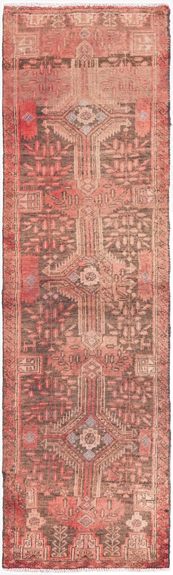 2' x 6' 10  Hand Knotted Ultra Vintage Persian Wool Runner Rug