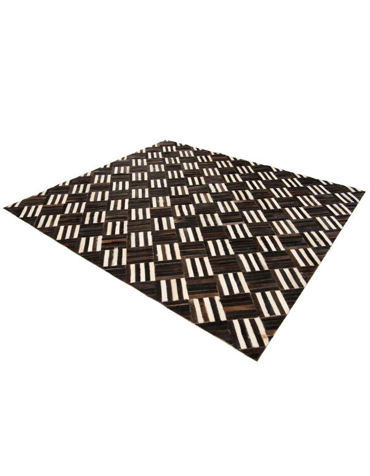 6' x 6' 7 Cowhide Stocks Square Rug