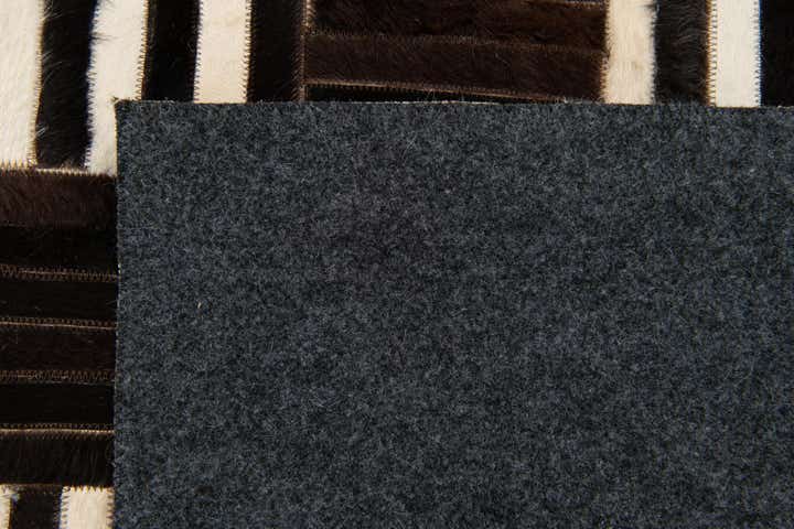 5' 11 x 6' 8 Cowhide Stocks Square Rug