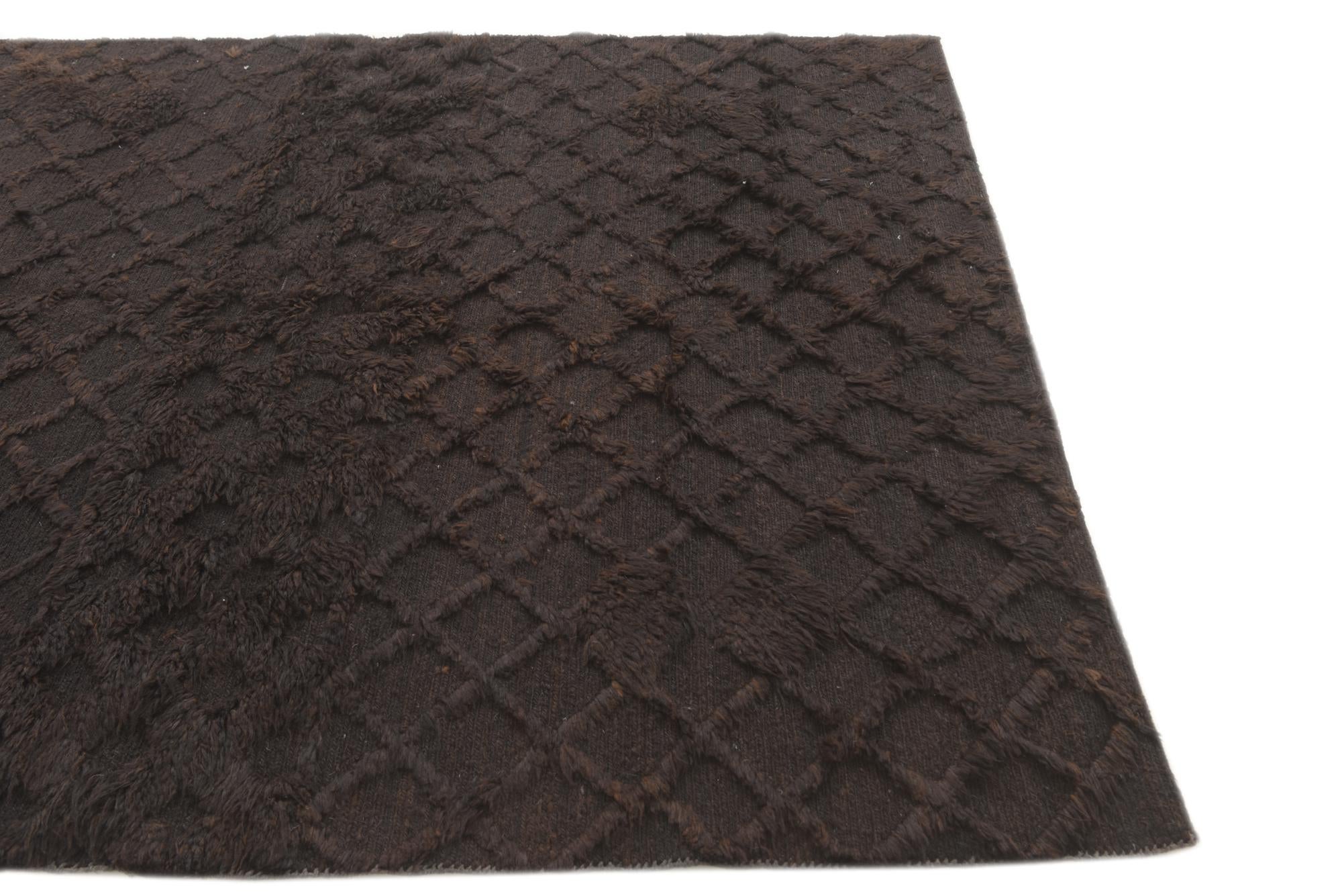 5' 8 x 6' 9 Hand Knotted Darya Wool Square Rug