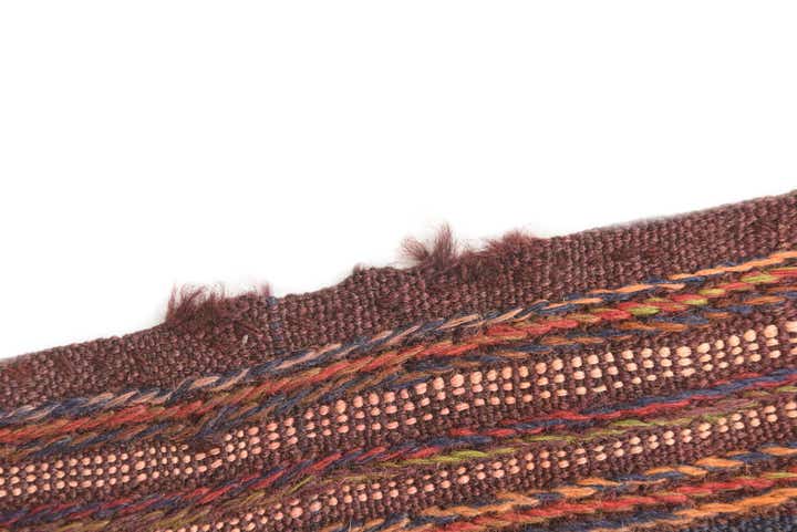 4' x 4' 2 Hand Woven Kilim Afghan Wool Square Rug