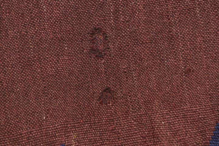 4' x 4' 2 Hand Woven Kilim Afghan Wool Square Rug