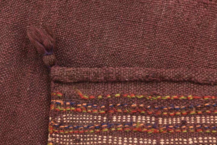 4' x 4' 2 Hand Woven Kilim Afghan Wool Square Rug