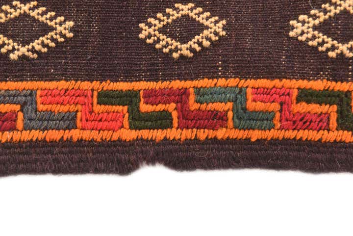 3' 3 x 3' 5 Hand Woven Kilim Modern Wool Square Rug
