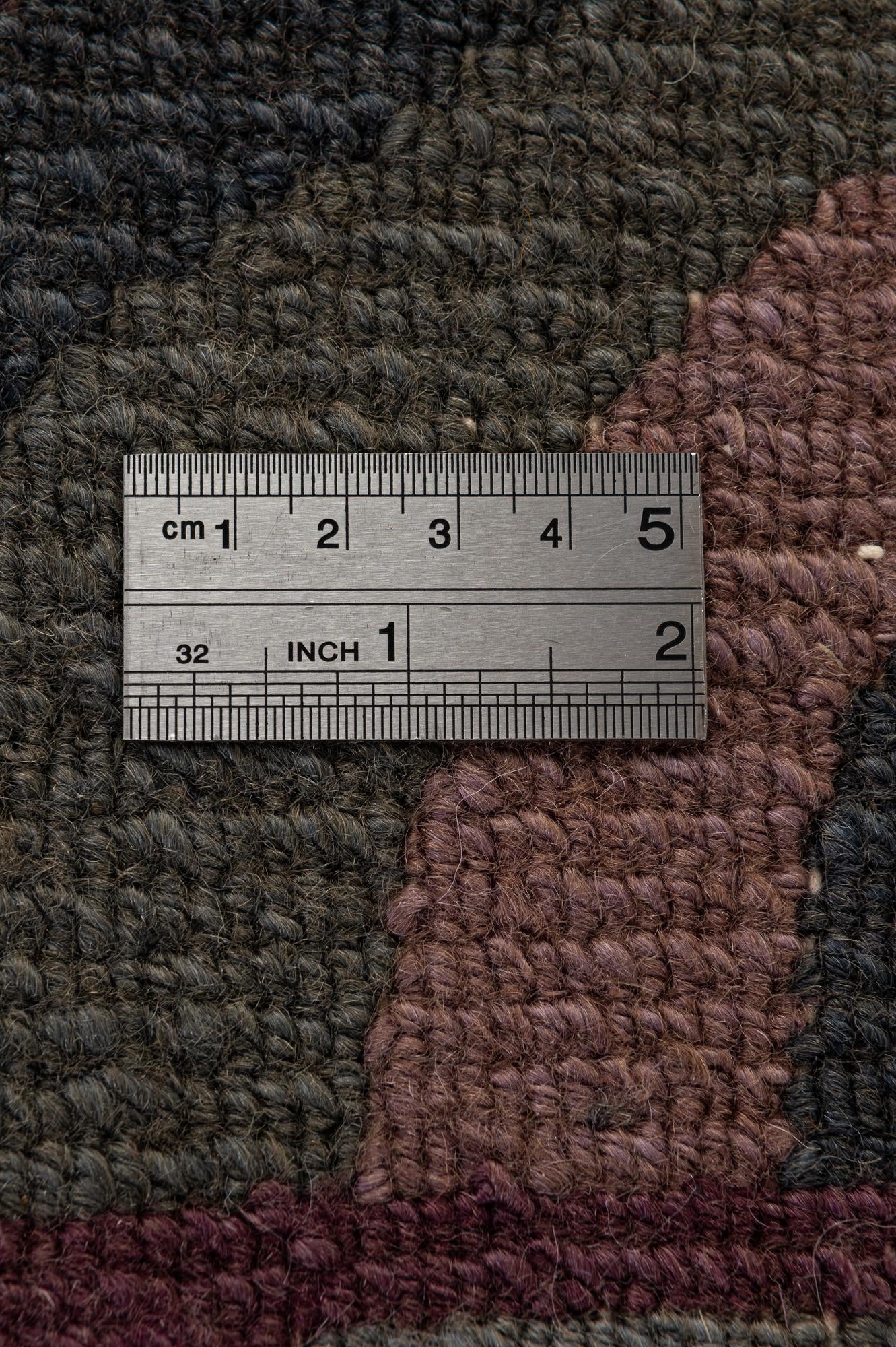 6' 7 x 7' 5 Hand Knotted Nepal Wool Square Rug