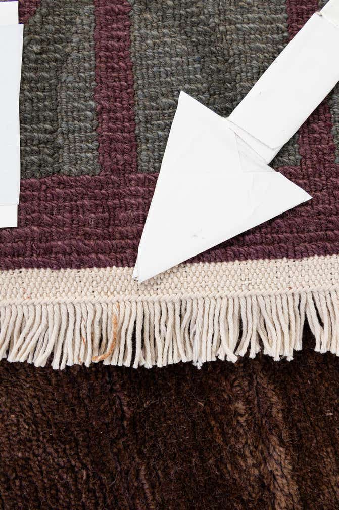 6' 7 x 7' 5 Hand Knotted Nepal Wool Square Rug