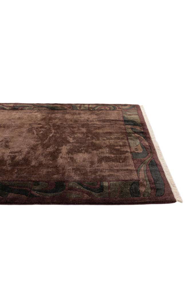 6' 7 x 7' 5 Hand Knotted Nepal Wool Square Rug