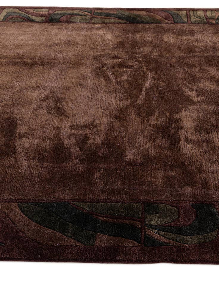 Detail image of 6' 7 x 7' 5  Hand Knotted Nepal Wool Square Rug