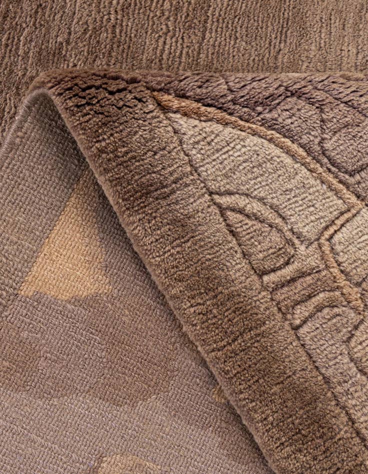 Detail image of 8' 3 x 8' 3  Hand Knotted Tibet Wool Square Rug