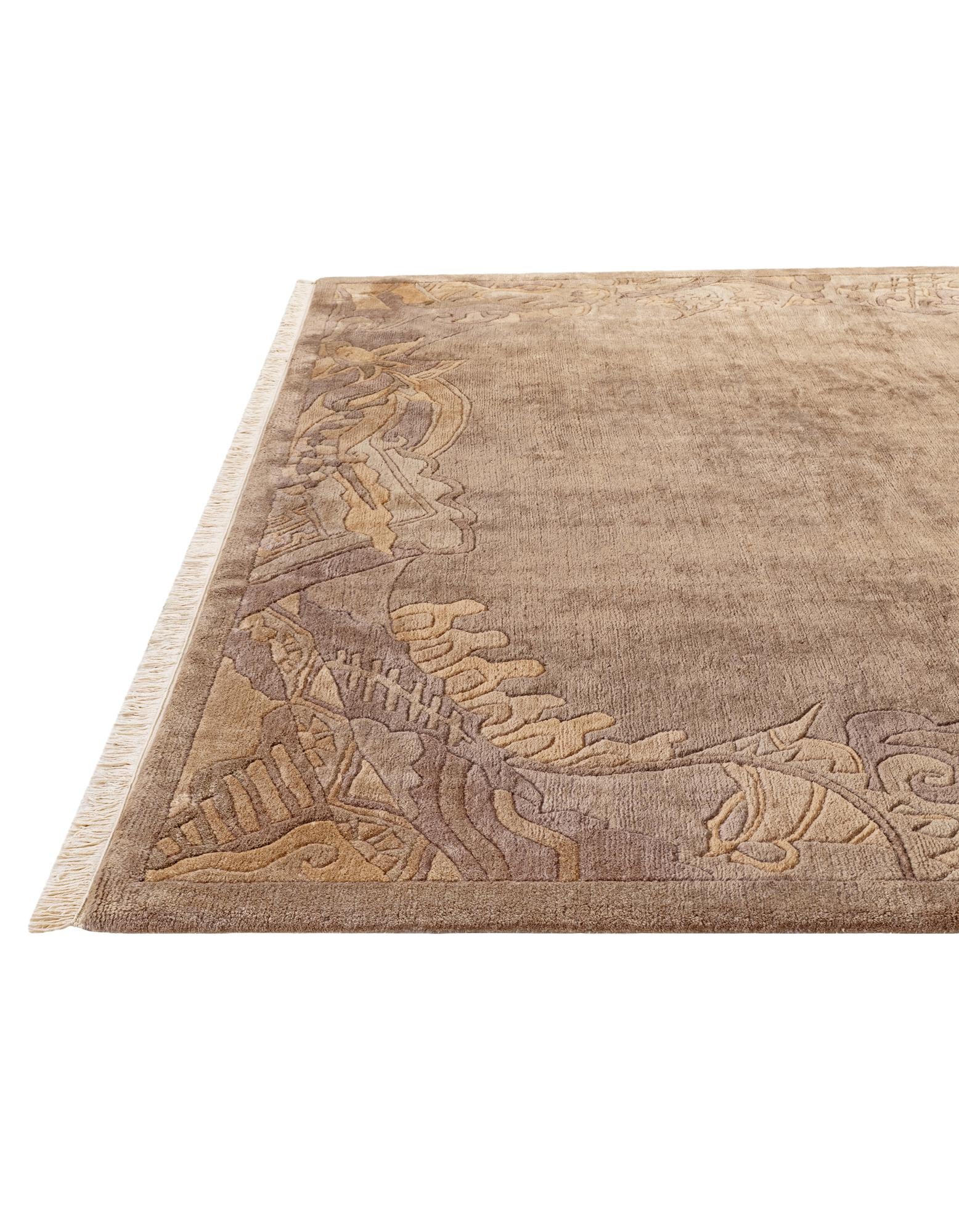 8' 3 x 8' 3 Hand Knotted Tibet Wool Square Rug