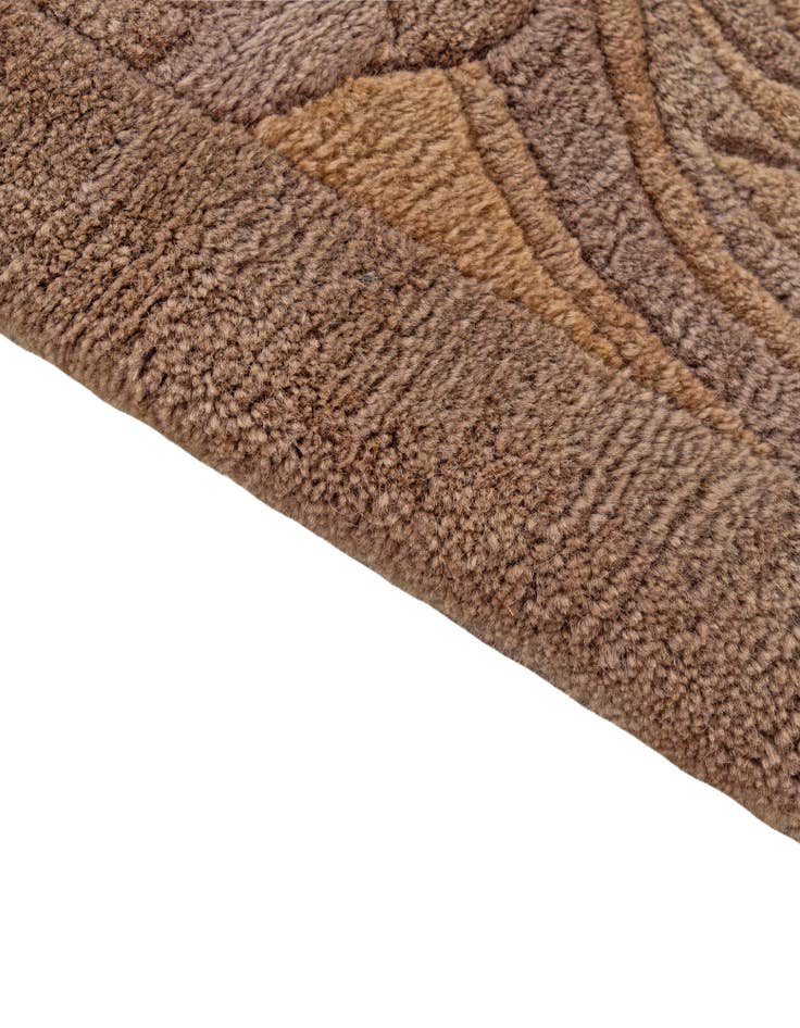 Detail image of 8' 3 x 8' 3  Hand Knotted Tibet Wool Square Rug