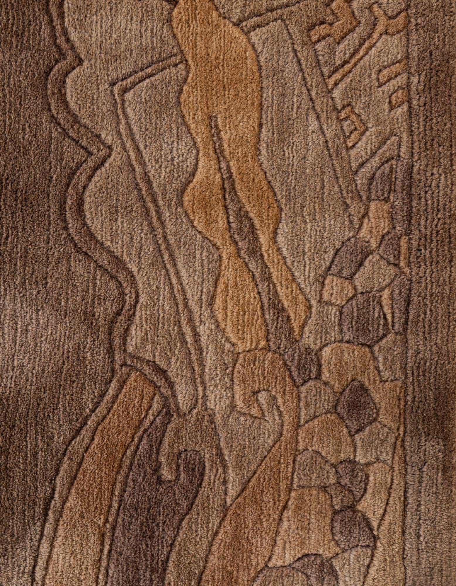 8' 3 x 8' 3 Hand Knotted Tibet Wool Square Rug