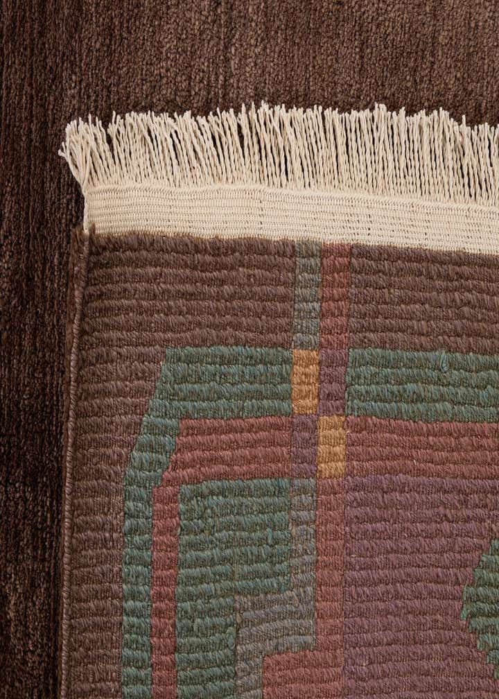 8' x 8' 1 Hand Knotted Tibet Wool Square Rug