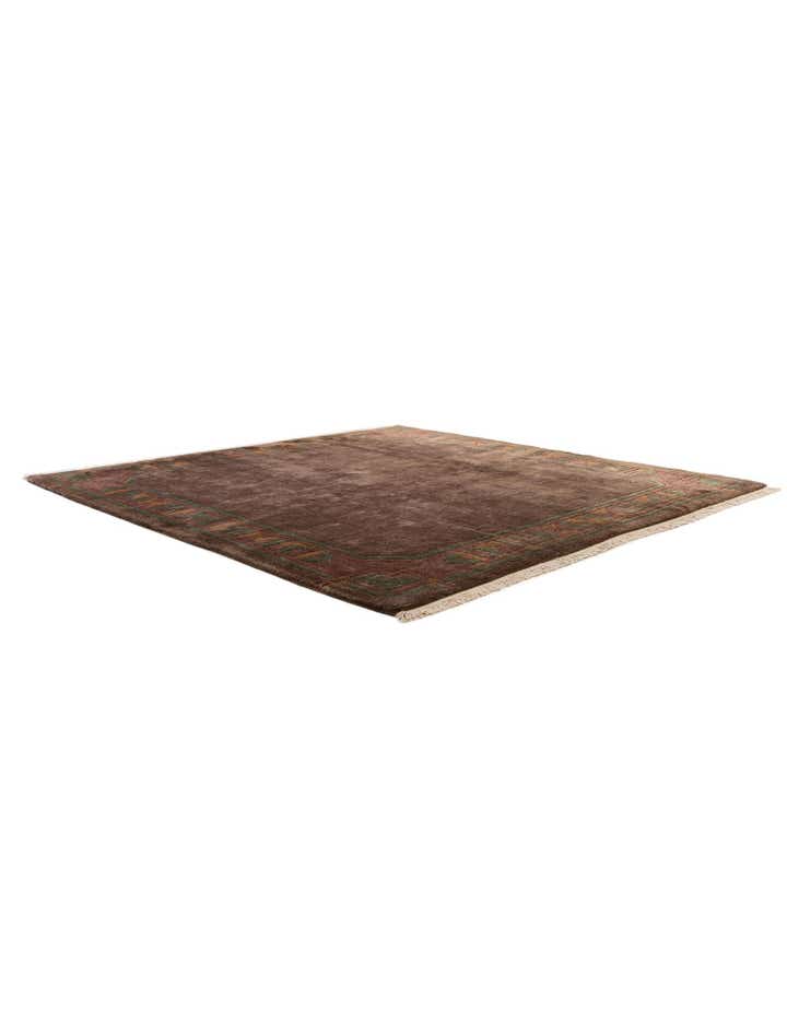 8' x 8' 1 Hand Knotted Tibet Wool Square Rug