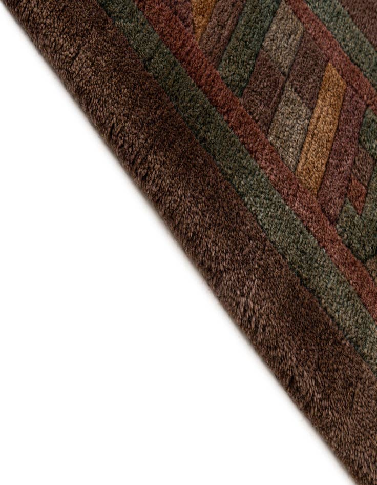 Detail image of 8' x 8' 1 Hand Knotted Tibet Wool Square Rug