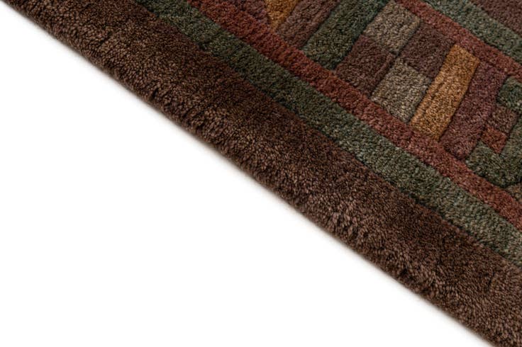 Detail image of 8' x 8' 1 Hand Knotted Tibet Wool Square Rug