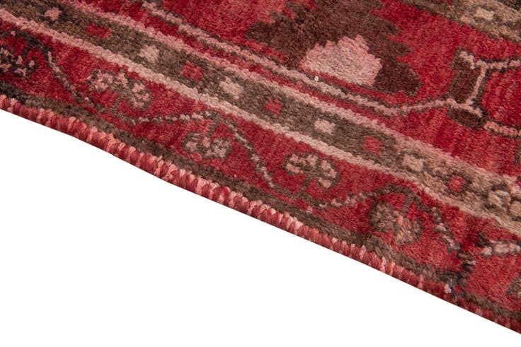 Detail image of 4' 1 x 4' 6 Hand Knotted Ultra Vintage Persian Wool Square Rug