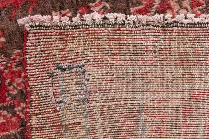 4' 1 x 4' 6 Hand Knotted Ultra Vintage Persian Wool Square Rug