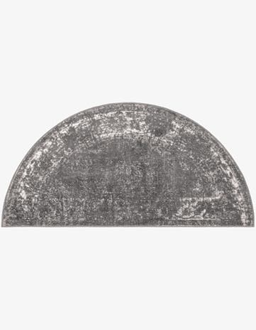 Dark Gray Monaco Hearth Rug