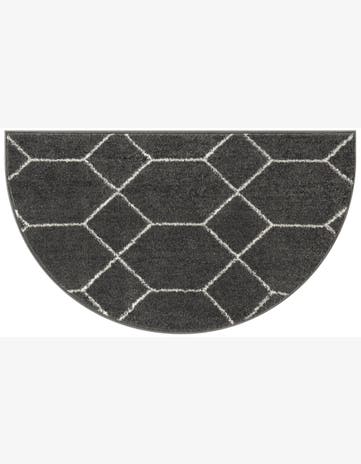 2' 2 x 3' 7 Trellis Frieze Hearth Rug