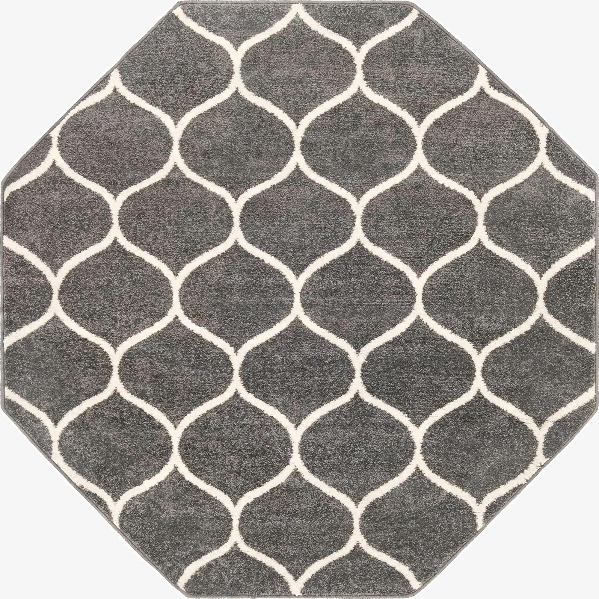 Primary image 5' 3 x 5' 3 Trellis Frieze Octagon Rug