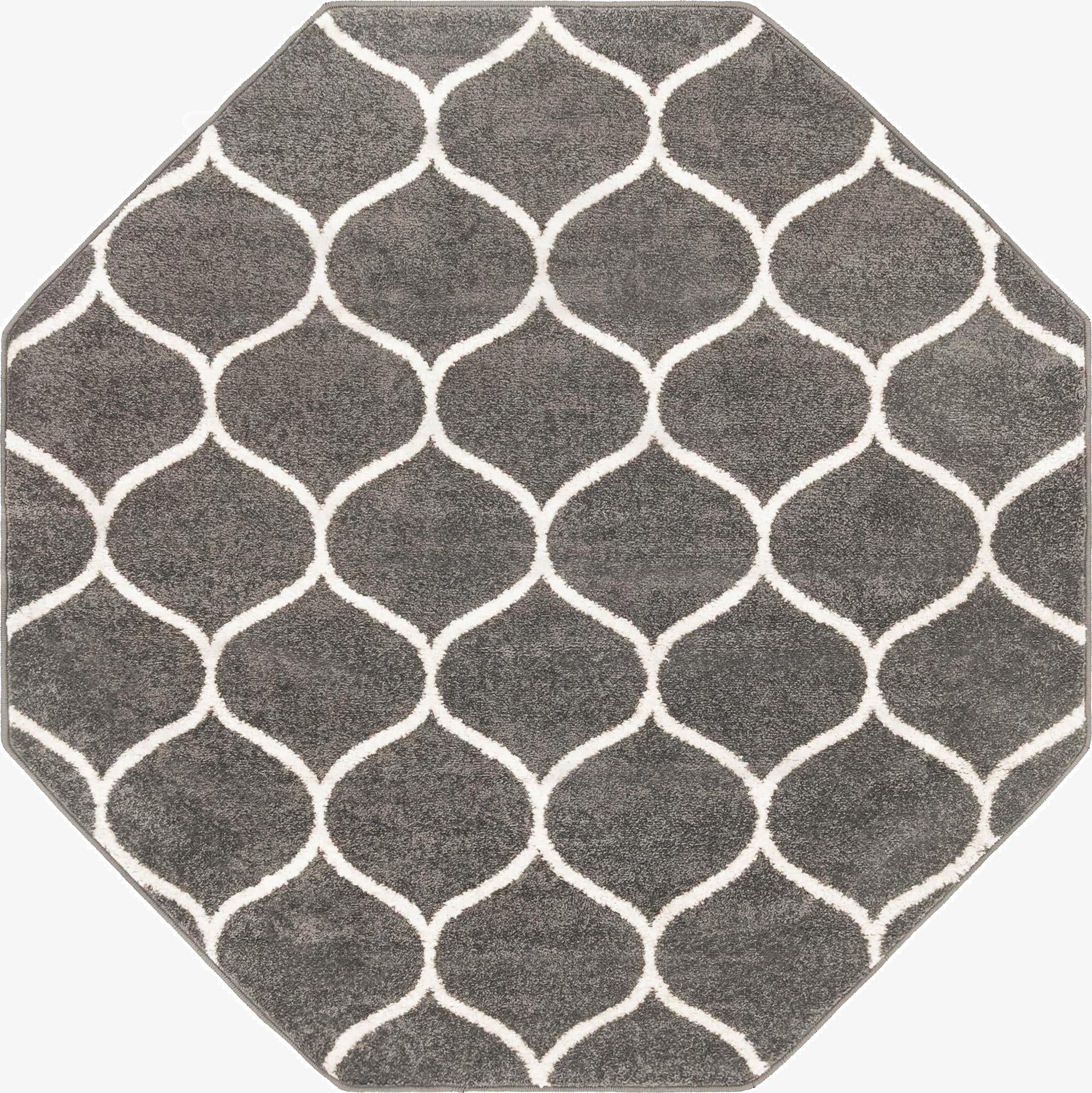 Primary image 7' 10 x 7' 10 Trellis Frieze Octagon Rug