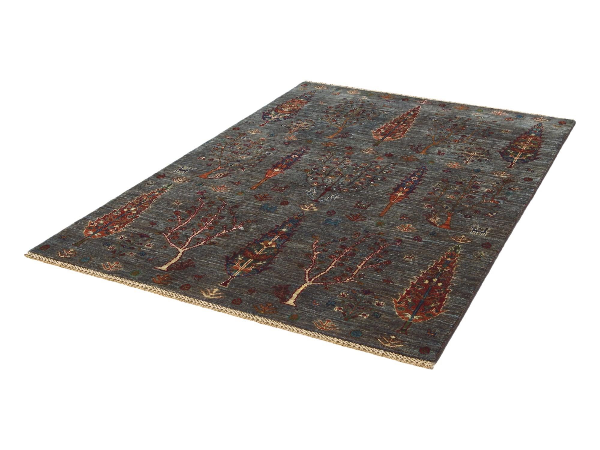 4' x 6' 1 Hand Knotted Ariana Ziegler Rug