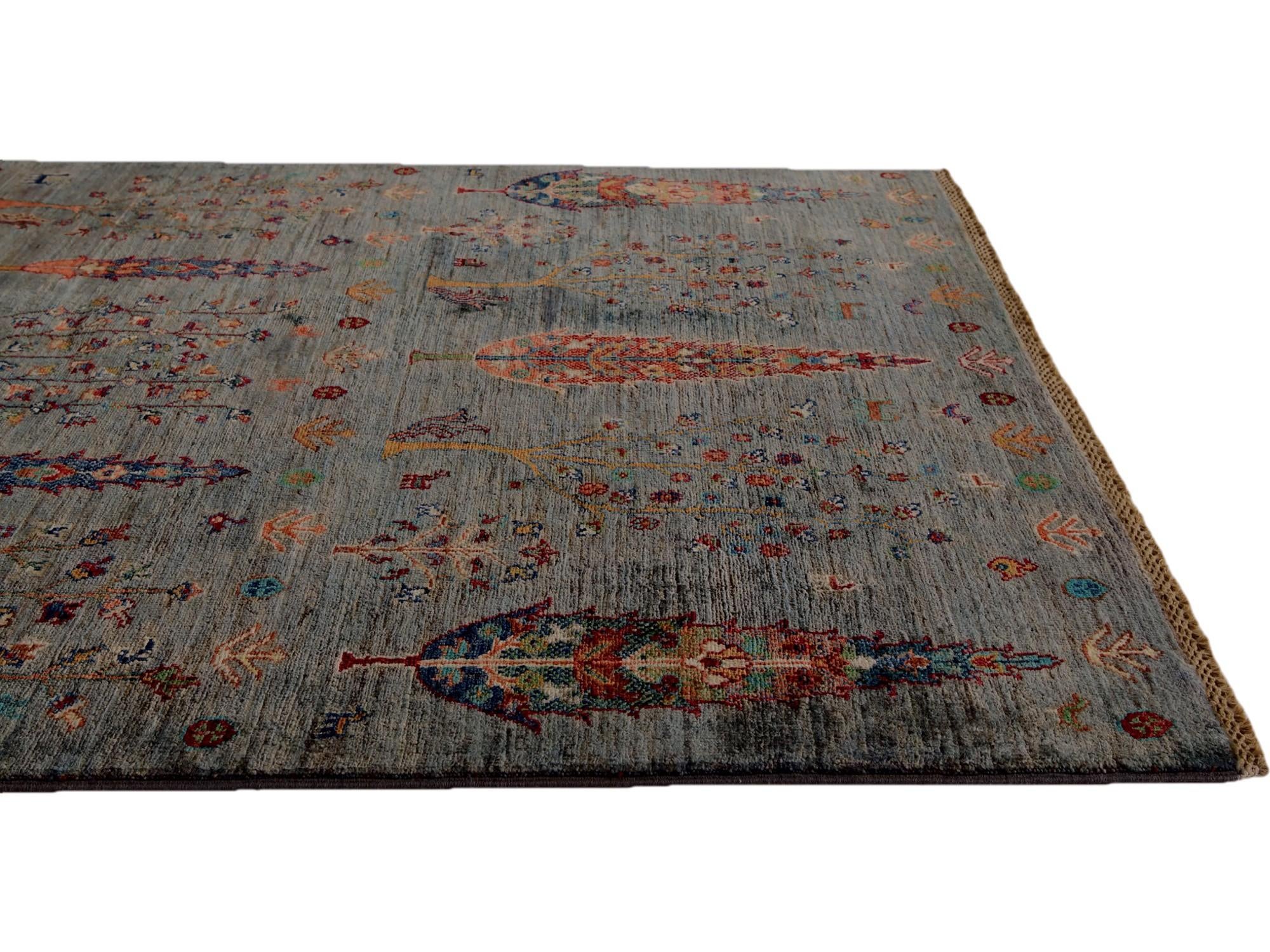 4' x 6' 1 Hand Knotted Ariana Ziegler Rug